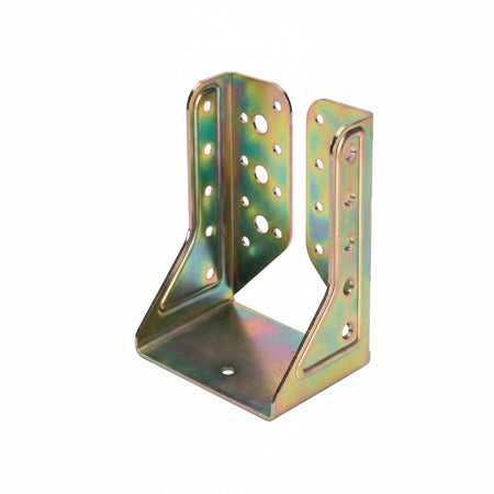 Supporto Chiuso Per Trave Art.785- - Mm.61X100 - Spessore Mm.2 - 2 Pezzi Aldeghi