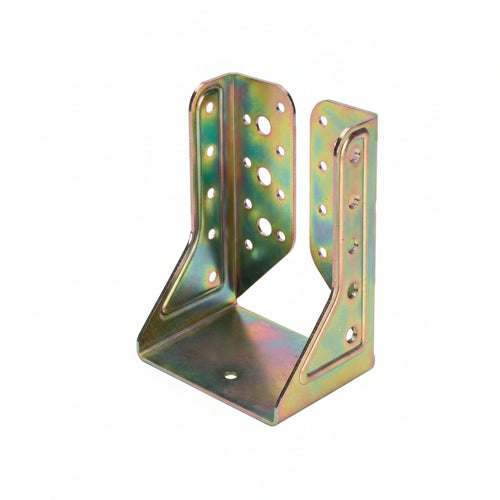 Supporto Chiuso Per Trave Art.785- - Mm.61X100 - Spessore Mm.2 - 2 Pezzi Aldeghi