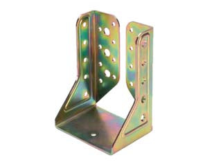 Supporto Chiuso Per Trave Art.785- - Mm.81X120 - Spessore Mm.2 - 2 Pezzi Aldeghi