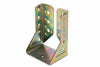 Supporto Chiuso Per Trave Art.785- - Mm.101X140 - Spessore Mm.2 - 2 Pezzi Aldeghi