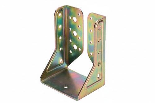 Supporto Chiuso Per Trave Art.785- - Mm.101X140 - Spessore Mm.2 - 2 Pezzi Aldeghi