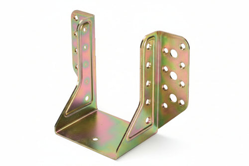 Supporto Aperto Per Trave Art.784- - Mm.121X60 - Spessore Mm.2 - 2 Pezzi Aldeghi
