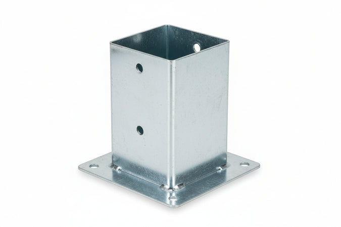 Supporto A Pavimento Con Piastra Per Trave Art.799 Mm.101X101 Aldeghi