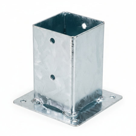 Supporto A Pavimento Con Piastra Per Trave Art.799 Mm.121X121 Aldeghi