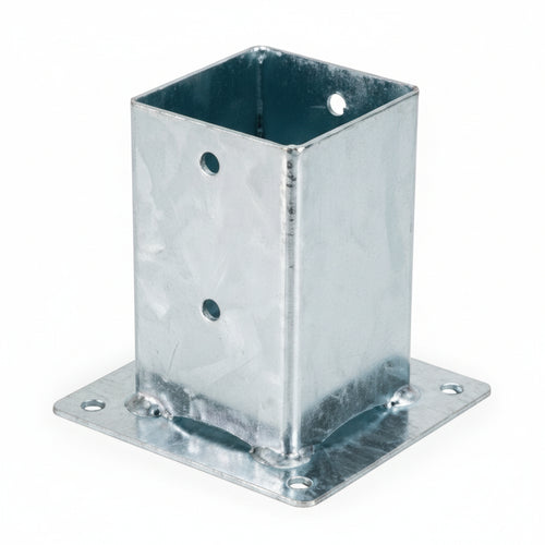 Supporto A Pavimento Con Piastra Per Trave Art.799 Mm.121X121 Aldeghi