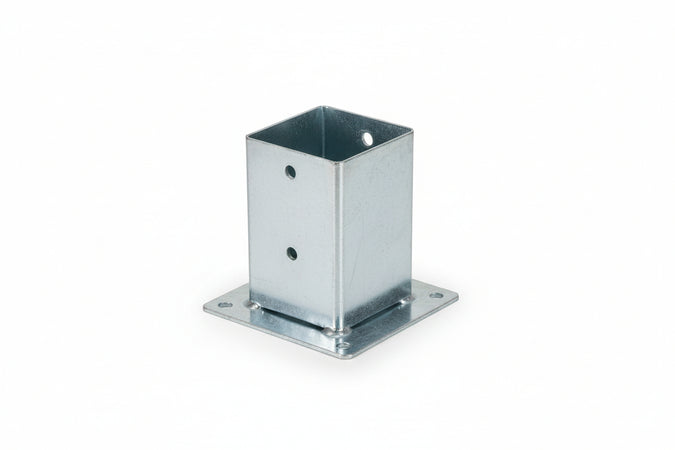 Supporto A Pavimento Con Piastra Per Trave Art.799 Mm.141X141 Aldeghi