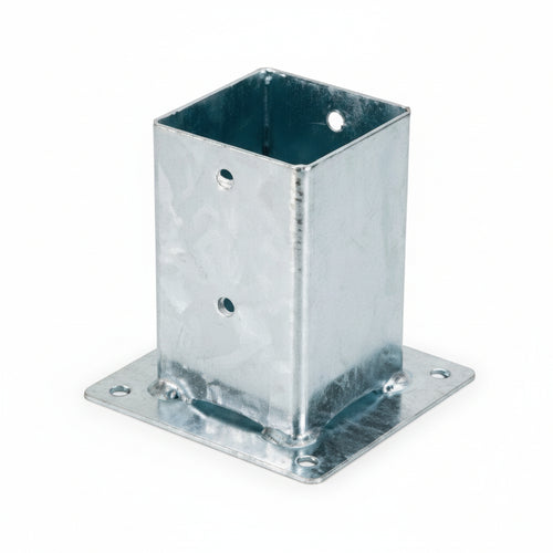 Supporto A Pavimento Con Piastra Per Trave Art.799 Mm.201X201 Aldeghi