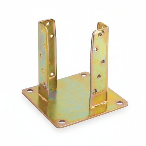 Supporto A Pavimento Con Piastra Per Trave Art.800 Mm.72X72 Spessore Mm.5 Aldeghi