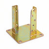 Supporto A Pavimento Con Piastra Per Trave Art.800 Mm.82X82 Spessore Mm.5 Aldeghi