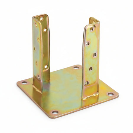 Supporto A Pavimento Con Piastra Per Trave Art.800 Mm.82X82 Spessore Mm.5 Aldeghi