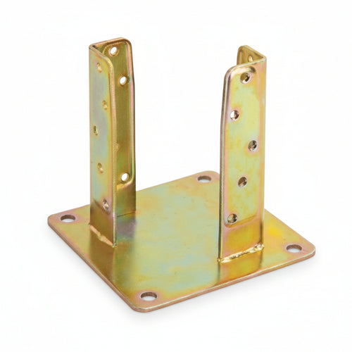 Supporto A Pavimento Con Piastra Per Trave Art.800 Mm.142X142 Spessore Mm.5 Aldeghi