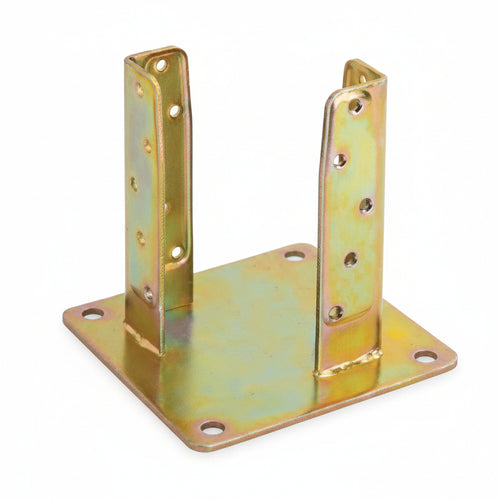 Supporto A Pavimento Con Piastra Per Trave Art.800 Mm.162X162 Spessore Mm.5 Aldeghi