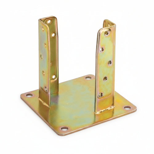 Supporto A Pavimento Con Piastra Per Trave Art.800 Mm.182X182 Spessore Mm.5 Aldeghi