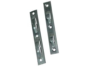 Ferri Letto Sbalzati Art.151- - Mm.120X17,5 - 2 Pezzi Aldeghi