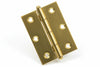 Cerniere Con Perno Sfilabile In Acciaio Ottonato- - Mm.30X30 - 50 Pezzi