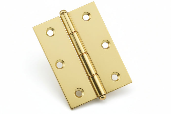 Cerniere Con Perno Sfilabile In Acciaio Ottonato- - Mm.40X35 - 50 Pezzi