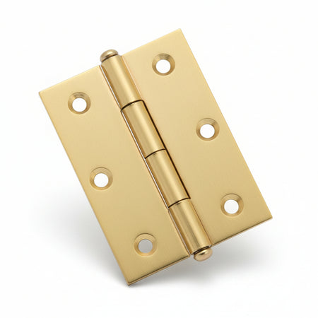 Cerniere Con Perno Sfilabile In Acciaio Ottonato- - Mm.50X40 - 24 Pezzi