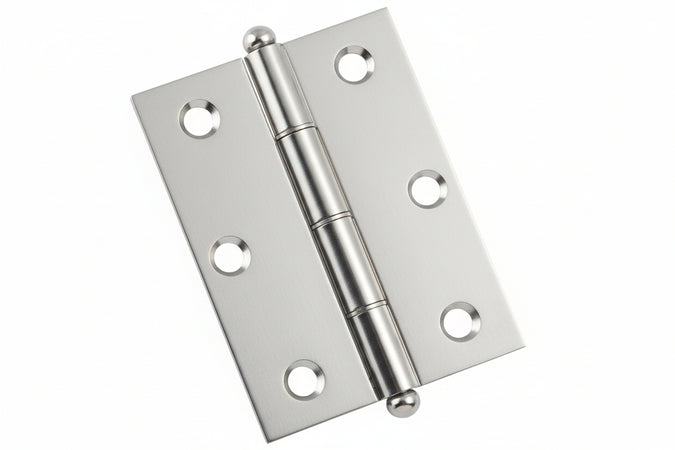 Cerniere Con Perno Sfilabile In Acciaio Nichelato- - Mm.50X40 - 24 Pezzi