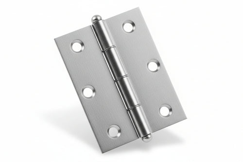 Cerniere Con Perno Sfilabile In Acciaio Nichelato- - Mm.60X50 - 24 Pezzi