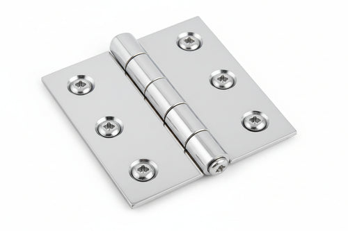 Cerniere In Acciaio Inox Perno Sfilabile Extrapesanti- - Mm.65X65X2,0 - 24 Pezzi