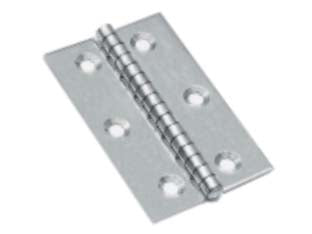 Cerniere Piane In Acciaio Inox Perno Fisso- - Mm.40X30X1,5 - 25 Pezzi