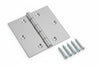Cerniere Quadre Acciaio Inox Perno Fisso- - Mm.30X30X0,8 - 24 Pezzi