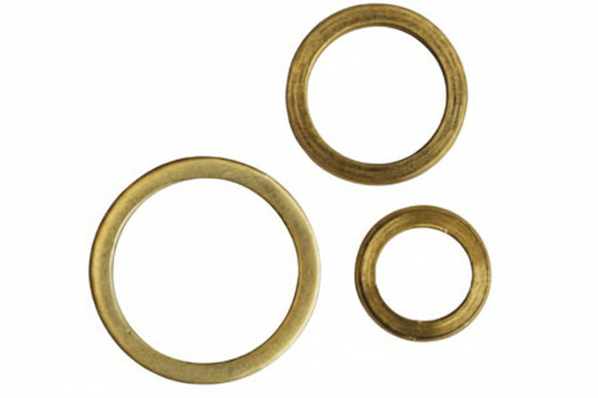 Rondelle Alzaporta In Ottone- - Ø Mm.8/13 - 100 Pezzi