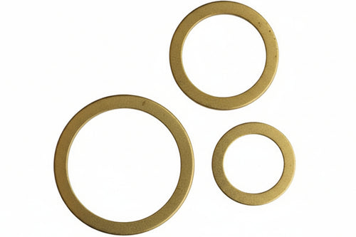 Rondelle Alzaporta In Ottone- - Ø Mm.1318 - 100 Pezzi