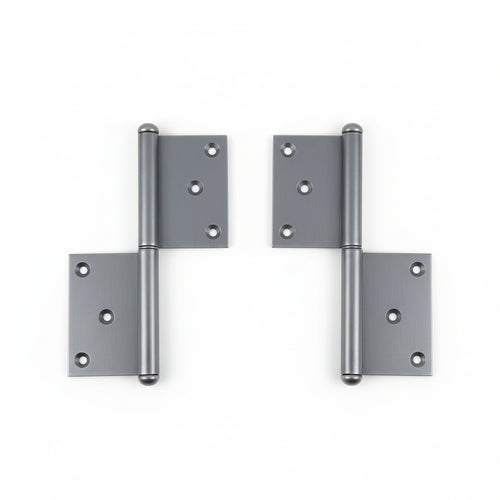 Cerniere In Grossezza In Ferro Lucido- - Mm.140X92 Dx - 12 Pezzi
