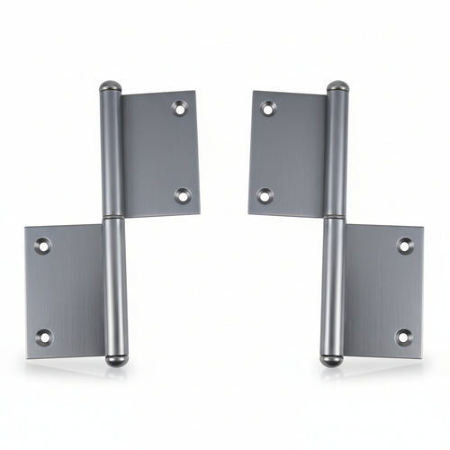 Cerniere In Grossezza In Ferro Lucido- - Mm.140X92 Sx - 12 Pezzi