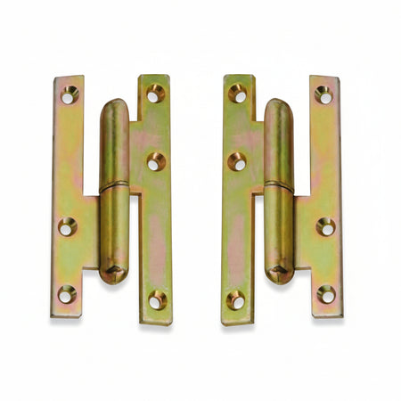 Cerniere Paumelles In Acciaio Tropicalizzato- - Mm.140X60X3,5 Dx - 12 Pezzi