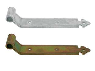 Bandelle Dritte Con Zanca A Filo- - Mm.350X35 - In Ferro Tropicallizato - 2 Pezzi Didieffe