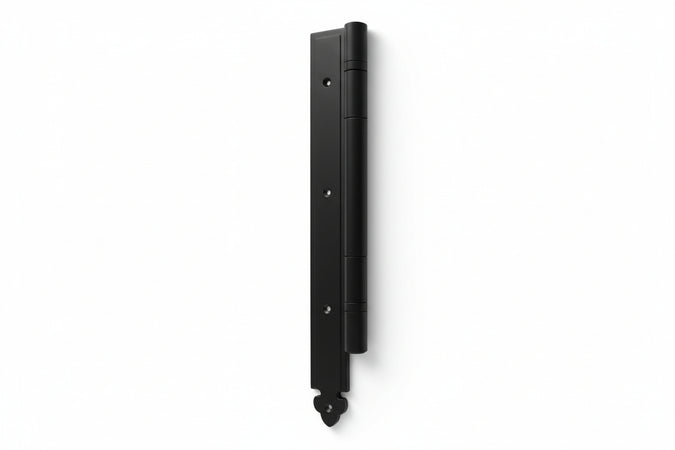 Bandelle Dritte Con Zanca A Filo- - Mm.250X35 - In Ferro Verniciato Nero - 6 Pezzi Didieffe