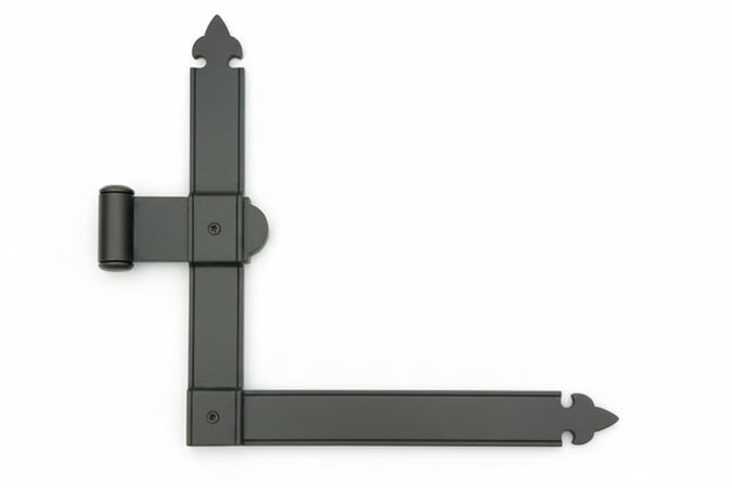 Bandelle Angolari Occhio Centrale- - Mm.260X30X260H. Dx - In Ferro Verniciato Nero - 6 Pezzi Didieffe