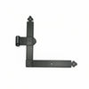Bandelle Angolari Occhio Centrale- - Mm.260X30X260H. Sx - In Ferro Verniciato Nero - 6 Pezzi Didieffe