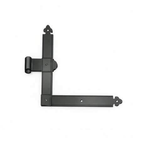 Bandelle Angolari Occhio Centrale- - Mm.260X30X260H. Sx - In Ferro Verniciato Nero - 6 Pezzi Didieffe