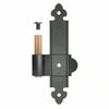 Cardine A Legno Per Bandella Su Lama A Filo Perno Fisso- - Mm.160X30 Sx Perno Ø Mm.12 - Verniciato Nero - 4 Pezzi Didieffe