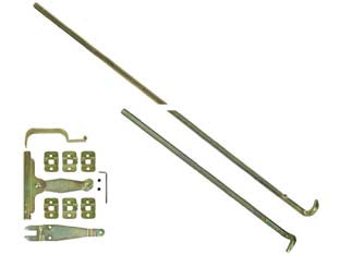 Spagnolette Per Balcone Complete In Kit Tropicalizzate- - Cm.240 Per Balcone - 2 Pezzi Mrcas