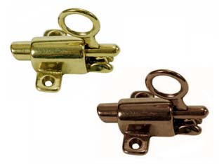 Cricchetto Per Sopraluce- - Mm.63X45X45H. In Ottone Lucido - 5 Pezzi