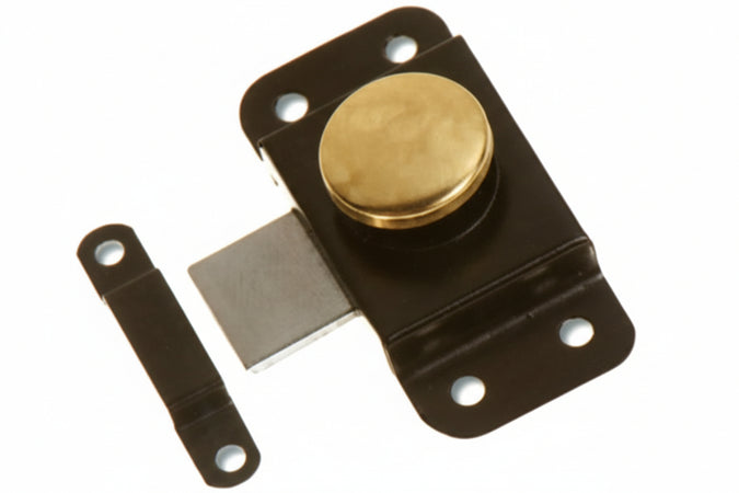 Targettes Con Incontro In Acciaio Brunito- - Mm.30X70H. - 12 Pezzi