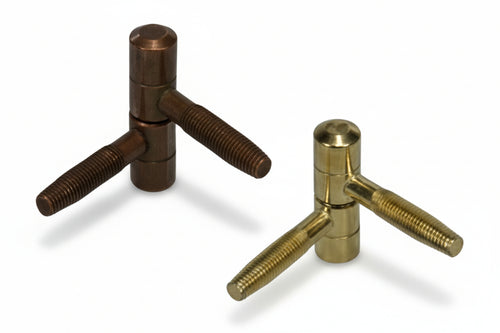 Cerniere Anuba Normali In Acciaio- - Ø Mm.11 Mod.119 (B.00119.11.02) Bronzato - 20 Pezzi Agb