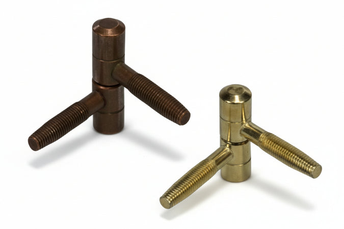 Cerniere Anuba Normali In Acciaio- - Ø Mm.13 Mod.119 (B.00119.13.03) Ott.Verniciato - 25 Pezzi Agb