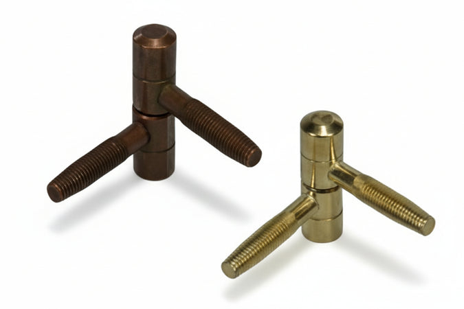 Cerniere Anuba Normali In Acciaio- - Ø Mm.14 Mod.119 (B.00119.14.03) Ott.Verniciato - 25 Pezzi Agb