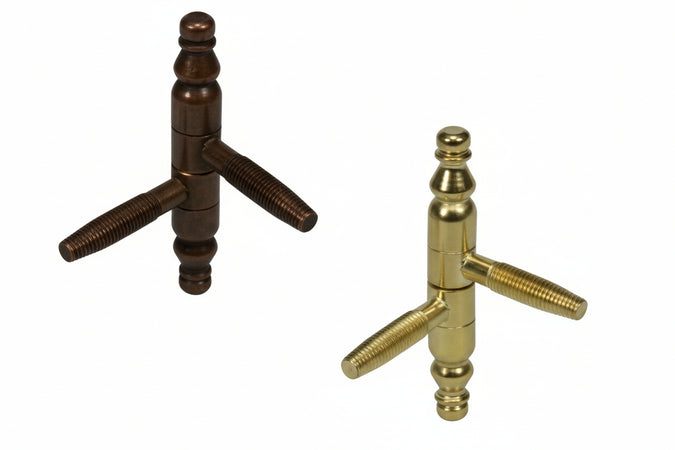 Cerniere Anuba Barocco In Acciaio- - Ø Mm.13 Mod.131 (E.00131.13.03) Ott.Verniciato - 10 Pezzi Agb