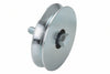 Ruota Cancelli Gola V 1 Cuscinetto A Sfera Art.402 Ee ¸ Mm.140X25 Portata Kg.280 Gola V 92 ° Combi