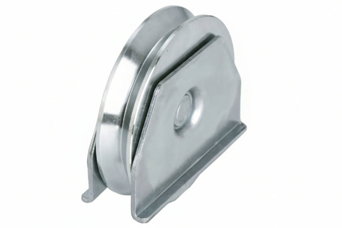 Ruota Cancelli Gola V 1 Cuscinetto A Sfera Art.417 Ee ¸ Mm.100X21 Portata Kg.230 Gola V 92 ° Combi