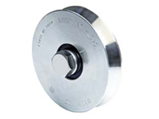 Ruota Cancelli Gola V Art.300- - Mm.60X24 - 12 Pezzi Comunello