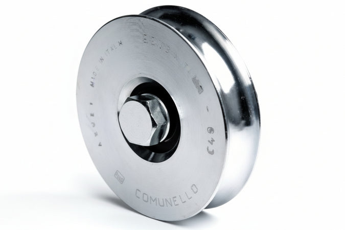 Ruota Cancelli Gola Semitonda Art.310 Mm.60X20 Comunello