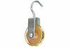Carrucola Con Gancio Ruota Ottonata- - Ø Mm.35X12 - 20 Pezzi