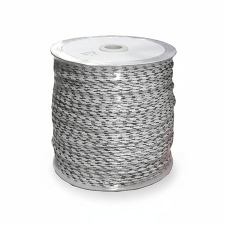 Corda Treccia Bianca Con Segnalino- - Ø Mm.4 Peso Circa Gr.17 Al Mt - 10 Chilo